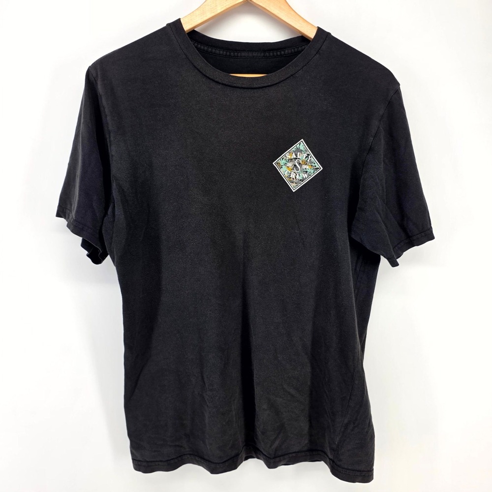 Salty Crew T-Shirt Mens XL Black Sink or Swim Graphic Short Sleeve Premium Tee
